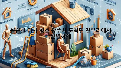 🏠✨ 꼼꼼한 이사 청소, 광주시 도척면 진우리에서 완벽하게! 🧹